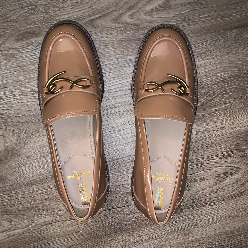 Sam Edelman tan loafers